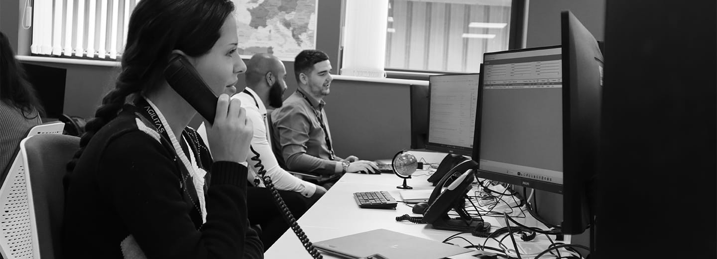 Customer Support Team answering the phone