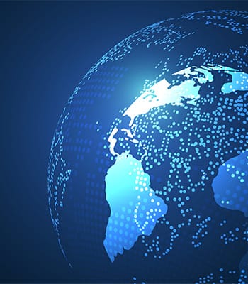 Modern Illustration of Earth